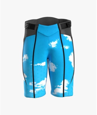 SHORT PANT WITH PROTECTIONS SKY