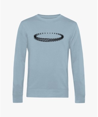 ELLA CREW NECK SWEATSHIRT TURQUOISE