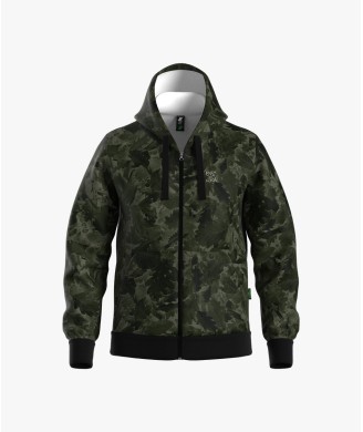 SWEATSHIRT KALMAR LADY CAMOUFLAGE GREEN