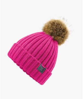 POMPOM LADY HAT FUCHSIA