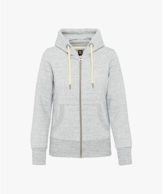 FELPA FULL ZIP VINTAGE LADY GRIGIO