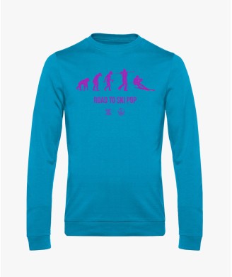 WILLIAM GURU DELLO SCI SWEATSHIRT TURQUOISE