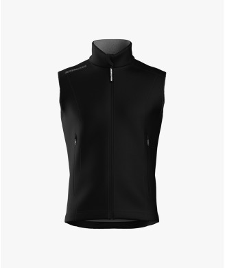 ONE COLOR VEST BLACK