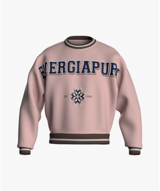 CREW NECK SWEATSHIRT LOS ANGELES PINK