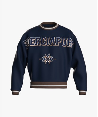 CREW NECK SWEATSHIRT LOS ANGELES BLUE