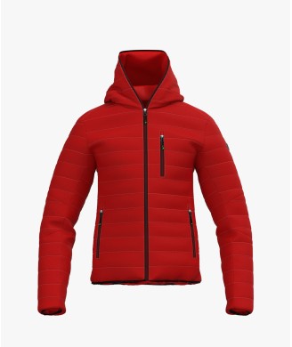 HARSTAD HOOD MAN JACKET RED