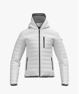 HARSTAD HOOD MAN JACKET WHITE