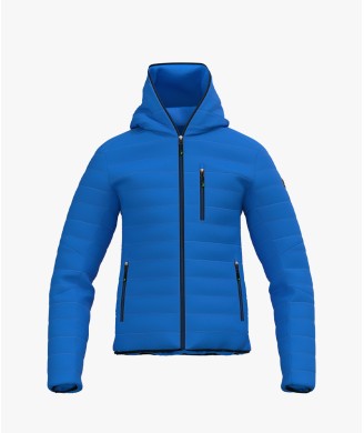 HARSTAD HOOD MAN JACKET TURQUOISE