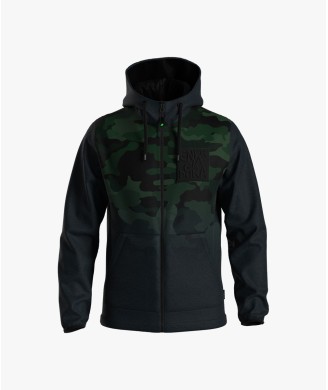 FELPA FULL ZIP CAMOUFLAGE VERDE