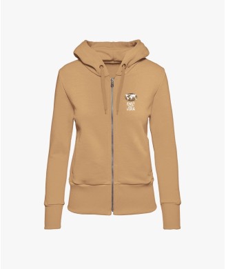 FELPA FULL ZIP PHOENIX LADY CAMEL