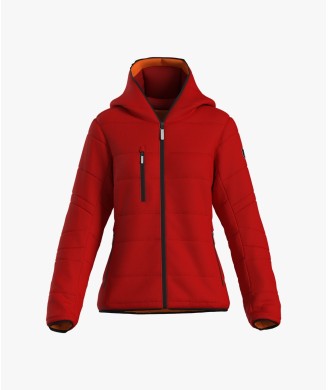 SOLNA HOOD LADY JACKET RED